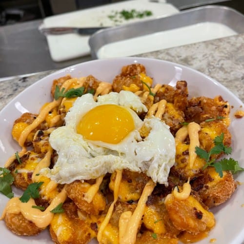 Loaded Bacon Tots.