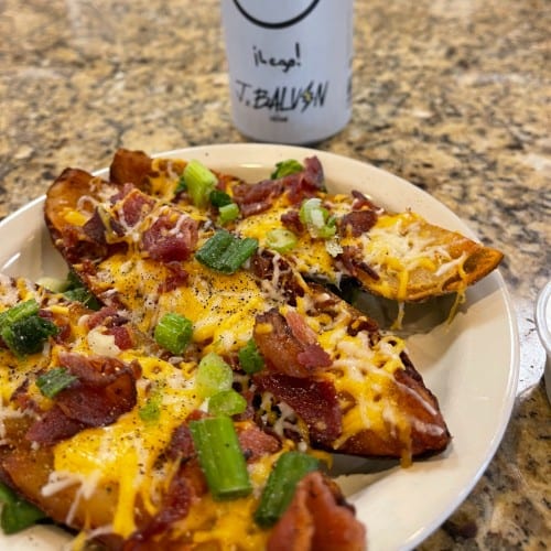 Loaded Potato Skins.