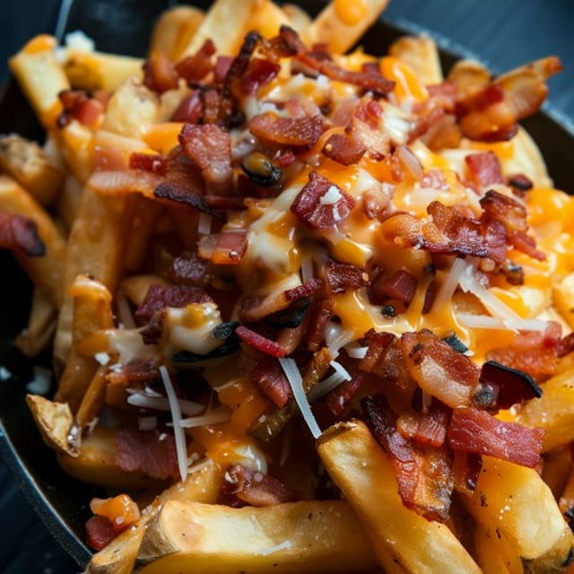 Bacon Cheese Fries.